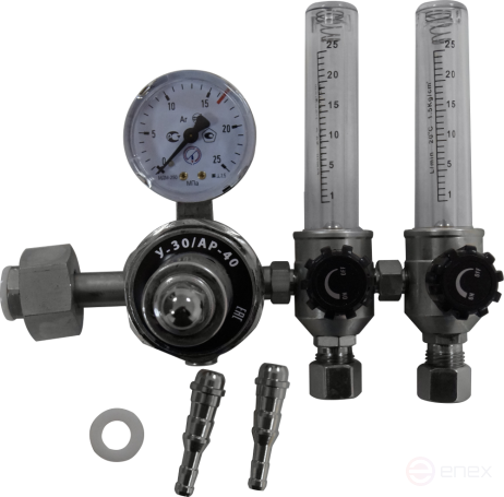 Регулятор УГЛЕКИСЛ/АРГОН. У-30/АР-40 (К) с 2-мя ротаметрами