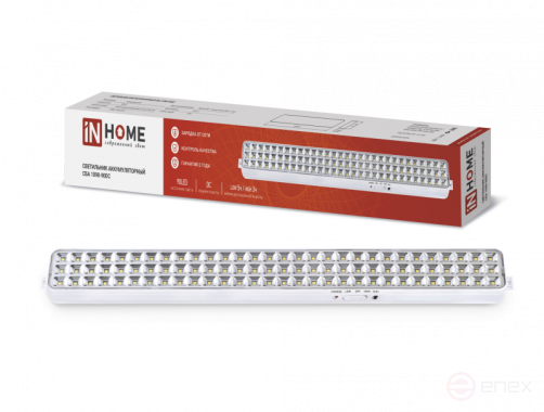 Светильник светодиодный аварийный СБА 1098-90DC 90 LED 2.2Ah lithium battery DC IN HOME