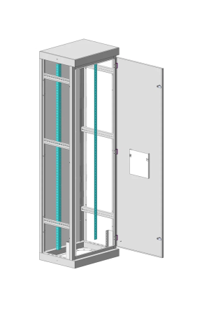 MULTICOLOR Housing VRU-1 (1000x2000x600) (WxHxD) IP31 RAL 7035; without mounting panels