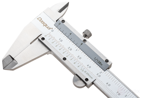 Штангенциркуль нониусный 0-150 мм/0-6"; 0,05 мм/1/128"