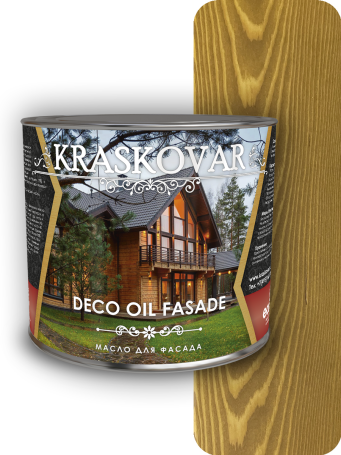 Facade oil Kraskovar Deco Oil Fasade Oak 2.2 l.