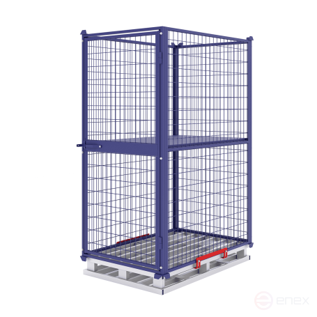 Mesh Fencing of OPS 1800M Pallets (810*1210*1720 ). One door.