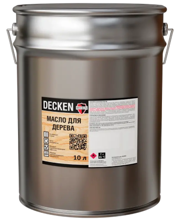 Масло цветное непрозрачное DECKEN ColorFasad Oil, 10 л