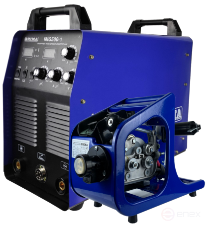 Полуавтомат MIG-500-1 (380В, WF4) (15кг) "BRIMA"