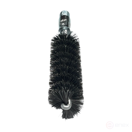IBG brush, 160*100 mm, diameter 30 mm, straight steel wire STA 0.30 mm, fit W1/2", with plastic suspension