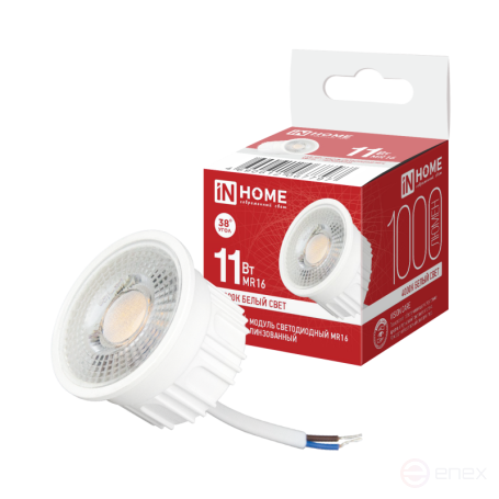 Модуль светодиодный с линзой LED-MD MR16L 11Вт 230В 4000К 1000Лм линза 38° IN HOME