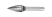 Борфреза твердосплавная G-16-30-FD-06-75