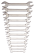 Набор двусторонних рожковых ключей, 12 шт. (6 - 32 мм), пластиковый держатель