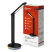 Светильник настольный светодиодный PLUS ССО-16Ч 12Вт 600Лм RGB, сенсор, USB разъем, адаптер ЧЕРНЫЙ IN HOME