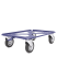 Trolley "Skate" 420x620mm (wheels d125mm)