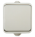 Выключатель одноклавишный AQUA белый полугерметичный 3100 IN HOME