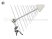 P6-122M2 logoperiodic antenna 300 MHz — 6 GHz