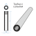 Tube UP 25 50x20x300 thread
