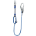 Adjustable rope sling with shock absorber AKN04