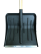 Snow shovel "Metelitsa" 410x400 d-32, black galvanized with wooden handle 1200*32