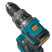 Cordless impact drill BORT BAB-21X (without battery and charger)
