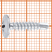 Self-tapping screw SHSMM reinforced drill 4,2x19 (1000 pcs), FP- b.pl.cont. 1150 ml