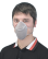 Антивирусная (бактерицидная) маска Полумаска БМ 1.3. (серый) САЙВЕР|SAYVER