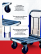 Aluminum folding platform trolley TP 150 And wheels d 100 mm