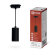 Светильник трековый подвесной TP-GU10 SBM-BL 100мм, шнур 1м, черный IN HOME
