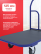Platform trolley with rubber coating TPR 1 (500x800) wheels f 125