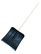 Snowball shovel with aluminum bar (380x380) D=32, with wooden handle 1200*32