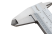 Vernier caliper with one-piece frame 0-150 mm/0-6"; 0.05mm/1/128"