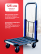 Aluminum folding platform trolley TP 150 With wheels d 125 mm
