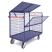 Mesh container KSM 5 (700x1200x920mm) without lid, wheels d160mm.