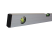 The level is anodized (3 acrylic indicators) 80 cm