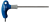 Ключ шестигранный с Т-образной рукояткой, с шаровым наконечником, 3x200 мм