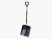 Snow shovel, dark blue color