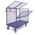 Mesh container KSM 5 (700x1200x920mm) without lid, wheels d160mm.