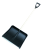 Shovel No. 3 with aluminum bar D=32(515x410) with wooden handle and V-handle