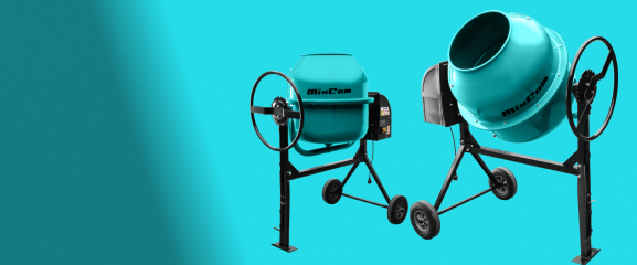 MixCom concrete mixers are reliable and efficient equipment designed for construction and repair work.