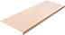 Anti-slip pad on the step lightweight angular (rubber tread) 900x300x30 mm, beige
