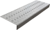 Anti-slip pad on the step large lightweight corner (rubber tread) 1000*305*71 mm, grey
