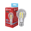 Лампа светодиодная LED-A60-deco 15Вт 230В Е27 6500К 1480Лм прозрачная IN HOME