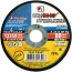 Grinding wheel 1 125 6 22.23 A 24 R BF 80 ex.