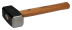 Sledgehammer with handle made of Amerine hazel, 1155 g