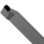 The cutting tool is thrust curved GOST 18879-73 T15K6 40x25x200
