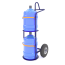 Trolley for transporting 2 cylinders of water VD 2 (wheels d 250 pneumatic)