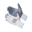 Gloves made of white nylon with gray nitrile coating B-class Gward Nitro
