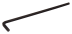 Шестигранный ключ, длинный, с черненой поверхностью, 2,5 мм