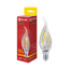 Лампа светодиодная LED-СВЕЧА НА ВЕТРУ-deco 12Вт 230В Е14 3000К 1350Лм прозрачная IN HOME