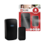 KD-BL 38 Wireless Ringtones with 230V Plug with Backlight with Piezo Button 150m Black IN HOME
