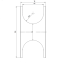 Aluminum working shaft (replaceable coil) SHAFT-65A for cable roller on axle with bearings, M10 MALIEN