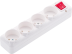 Plug NE-AD 4 sockets with switch, without grounding