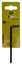 Г-образный ключ Torx T10, метрический, розничная упаковка