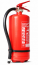 Professional powder fire extinguisher OP-4(Z) MIG E (3A 70V,CE) 111-22